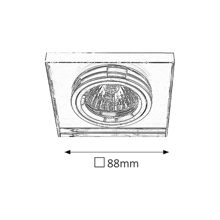 Rabalux - Вбудований світильник 1xGU5,3/50W/12V