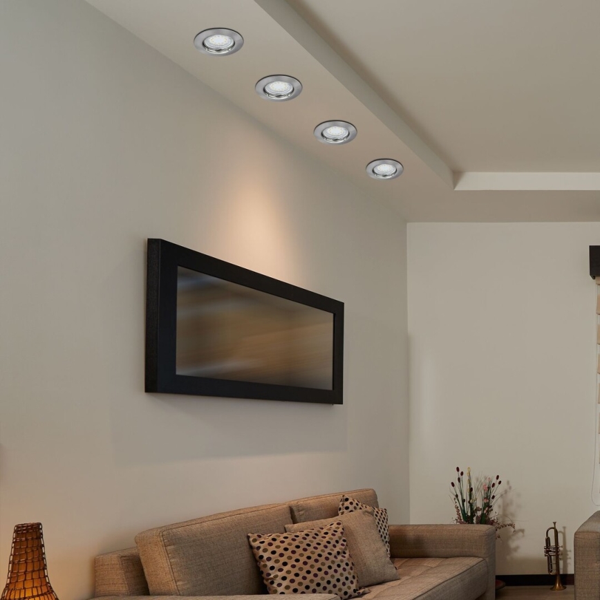 Rabalux - НАБІР 3xLED Вбудований стельовий світильник 3xGU10/3W/230V IP40