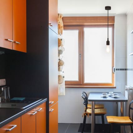 Rabalux 1412 - Подвесной светильник ROXY E27/40W черный 