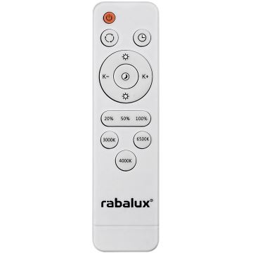 Rabalux - Світлодіодний стельовий світильник з регульованою яскравістю з дистанційним керуванням LED/48W/230V