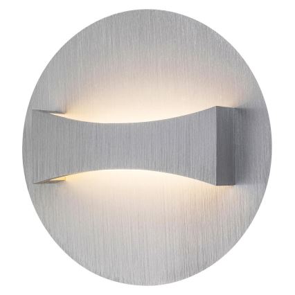 Rabalux 1438 - Светодиодный настенный светильник NEVILLE LED/6W/230V серый/круглый