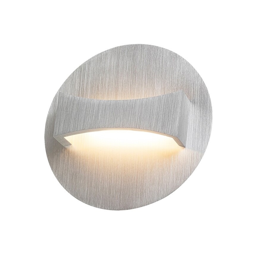 Rabalux 1438 - Светодиодный настенный светильник NEVILLE LED/6W/230V серый/круглый