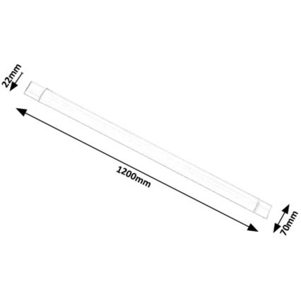 Rabalux 1453 - Светодиодная лампа для подсветки кухонной столешницы BATTEN LED/40W/230V белый 3200 лм