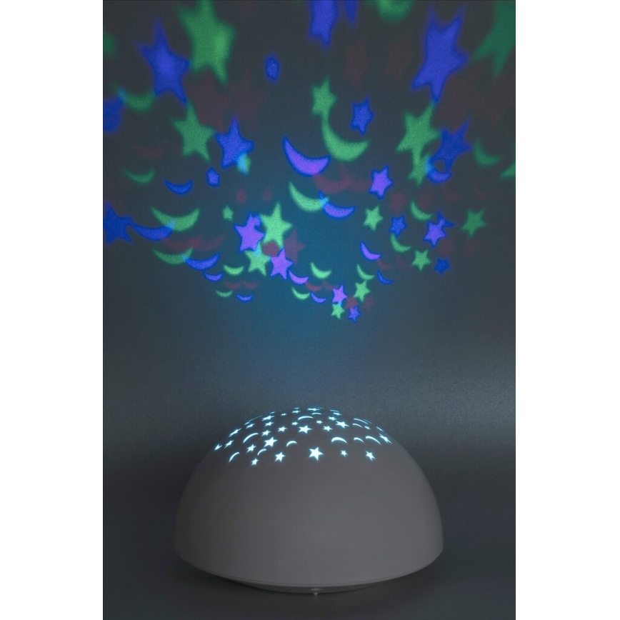 Rabalux - Светодиодный ночник LINA RGB LED/0,5W/3xAA