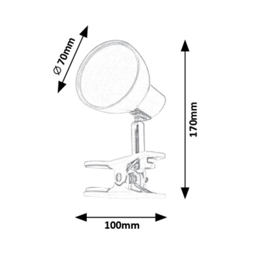 Rabalux - Світлодіодна лампа з затискачем LED/5W/230V