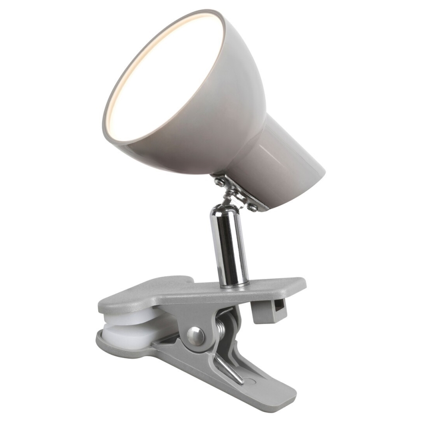 Rabalux 1480 - Светодиодная лампа с зажимом NOAH LED/5W/230V серая