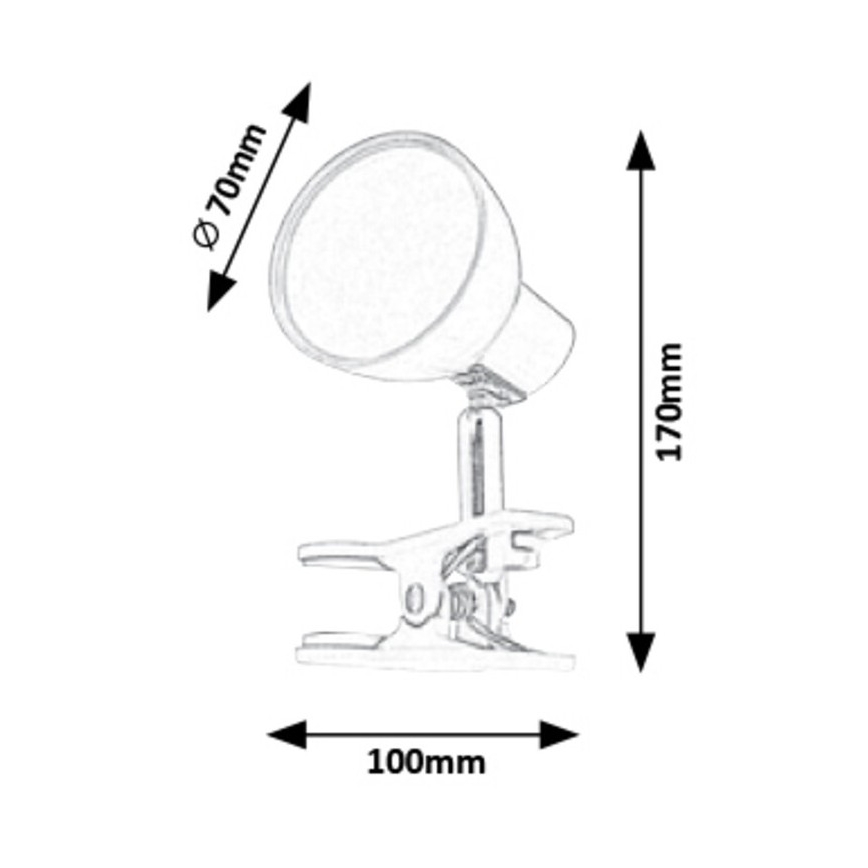Rabalux - Світлодіодна лампа з затискачем LED/5W/230V