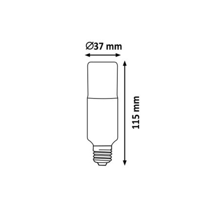 Rabalux - Світлодіодна лампочка T37 E27/9W/230V 3000K
