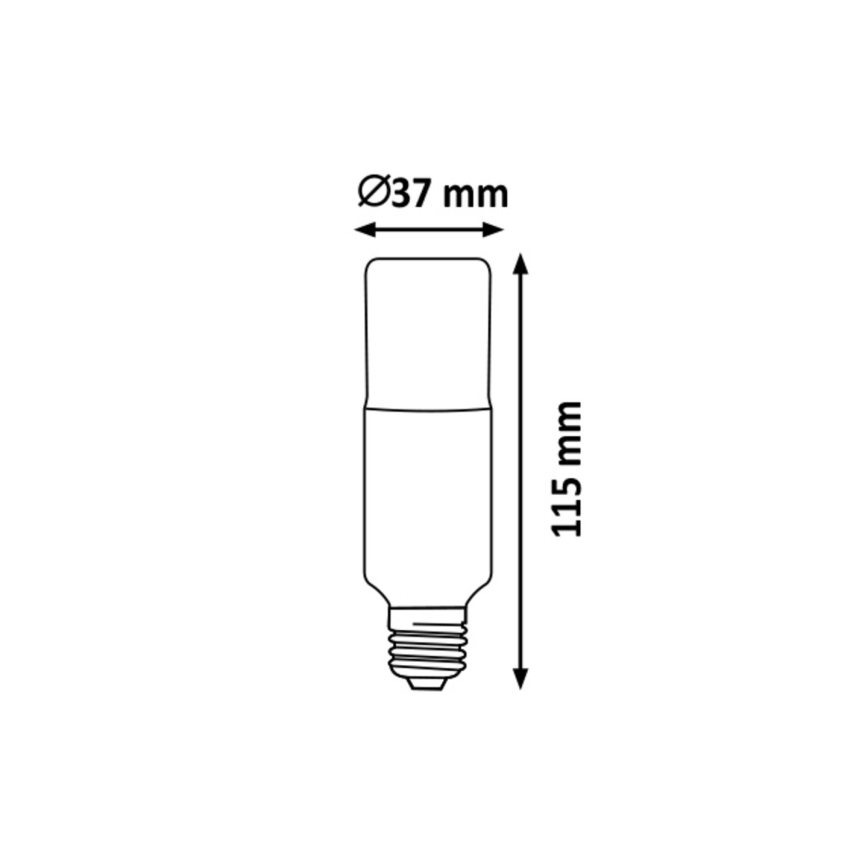 Rabalux - Світлодіодна лампочка T37 E27/9W/230V 3000K