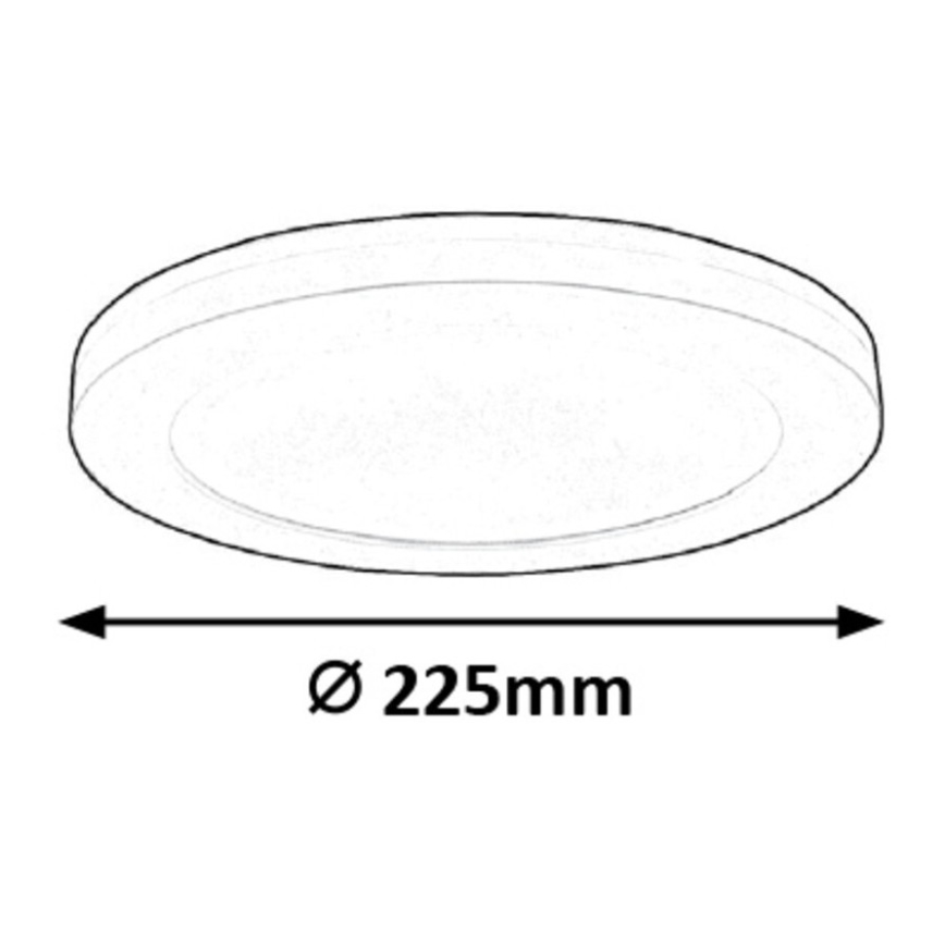 Rabalux - Светодиодная панель LED/18W/230V 23 см