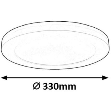 Rabalux - Светодиодная панель LED/30W/230V 33 см