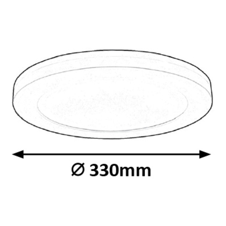 Rabalux - Светодиодная панель LED/30W/230V 33 см