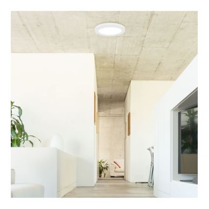Rabalux - Світлодіодний стельовий світильник з датчиком LED/18W/230V 4000K 22,5 см