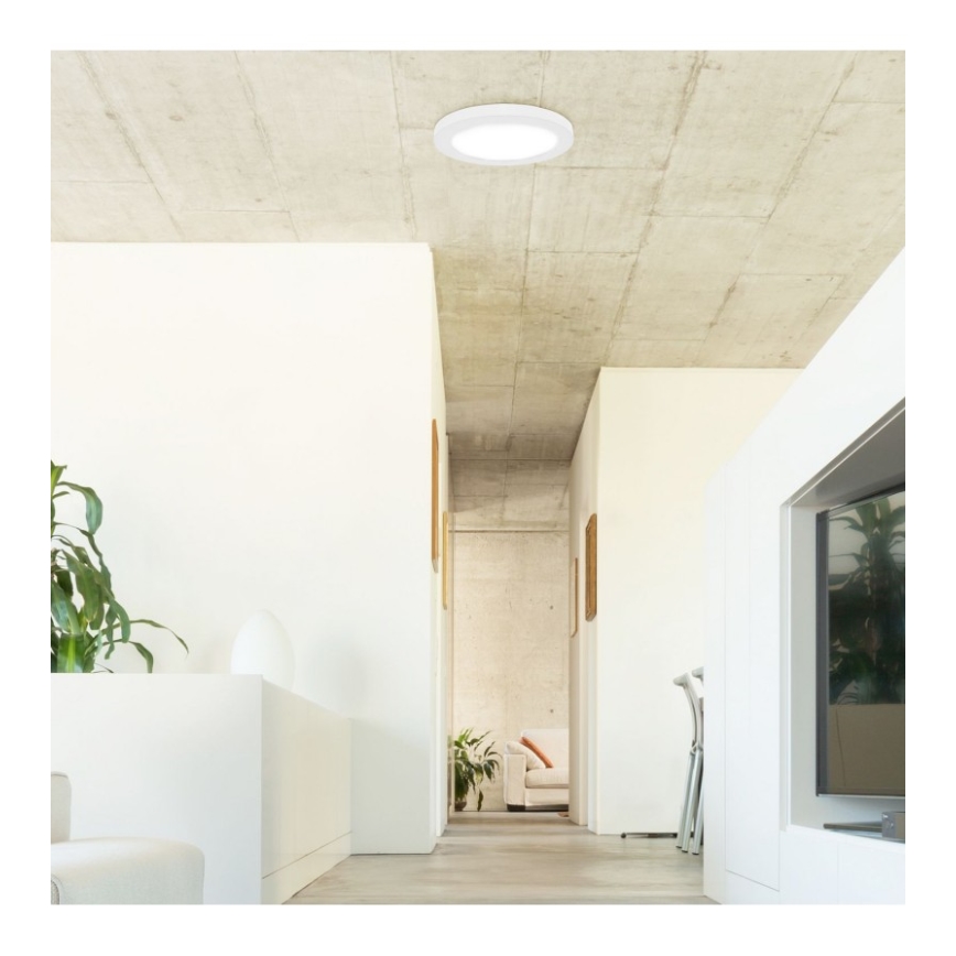 Rabalux - Світлодіодний стельовий світильник з датчиком LED/18W/230V 4000K 22,5 см