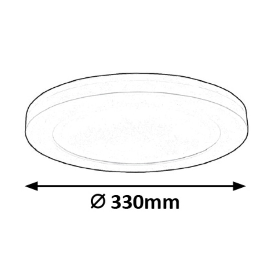 Rabalux - Светодиодный потолочный светильник с датчиком LED/30W/230V Ø 33 см