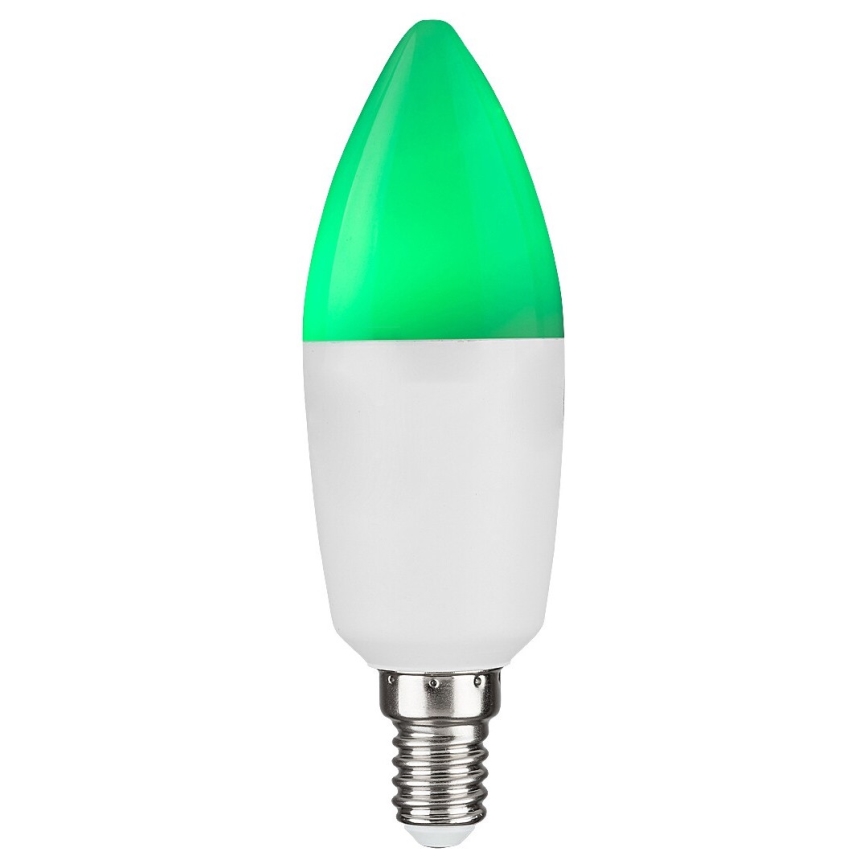 Rabalux - Светодиодная RGB-лампочка с регулированием яркости C37 E14/5W/230V Wi-Fi 3000-6500K