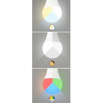Rabalux - Светодиодная RGB-лампочка с регулированием яркости C37 E14/5W/230V Wi-Fi 3000-6500K