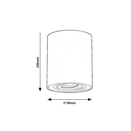 Rabalux - Точковий світильник 1xGU10/42W/230V білий