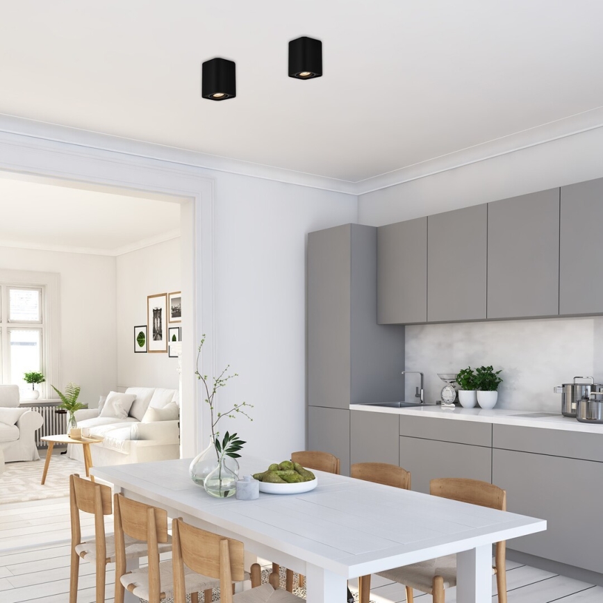 Rabalux - Точковий світильник 1xGU10/42W/230V чорний