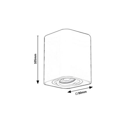 Rabalux - Точковий світильник 1xGU10/42W/230V білий