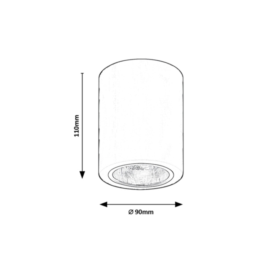 Rabalux - Точечный светильник 1xE27/25W/230V белый