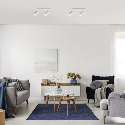 Rabalux - Потолочный точечный светильник 2xGU10/25W/230V белый