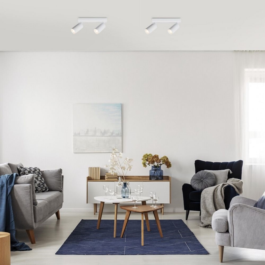 Rabalux - Потолочный точечный светильник 2xGU10/25W/230V белый