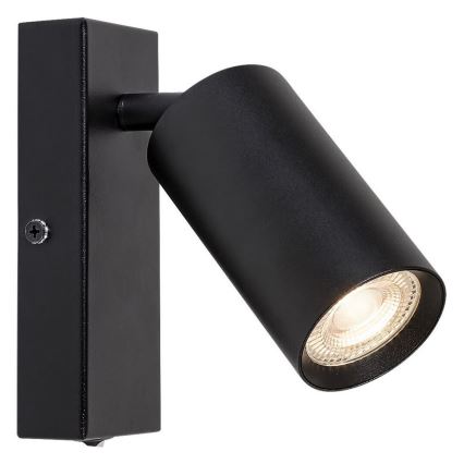 Rabalux - Настінний точковий світильник 1xGU10/25W/230V чорний