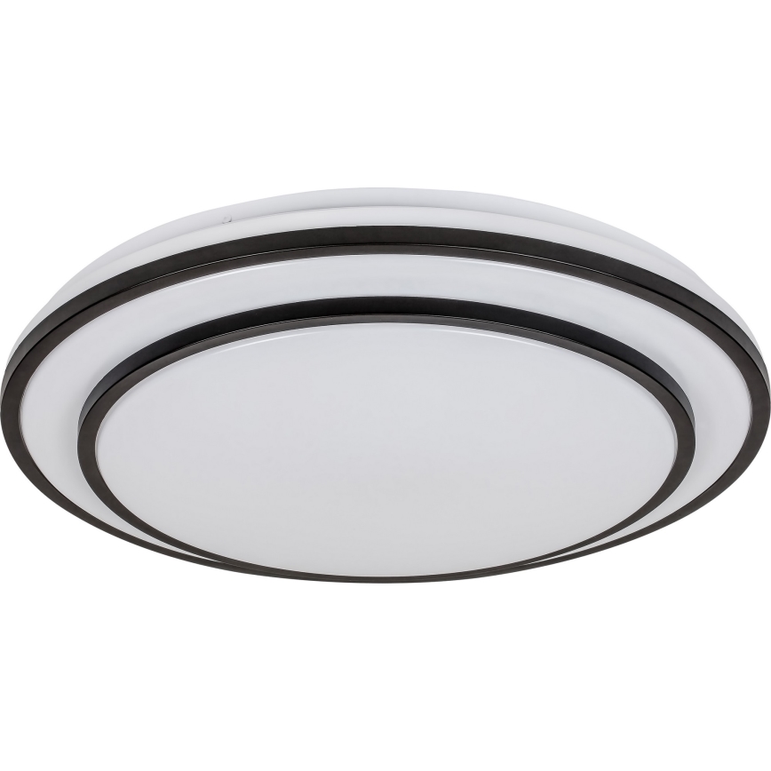 Rabalux - димуваний стельовий світильник LED/40W/230V 3000-6500K чорний діаметр 49 см + пульт дистанційного керування