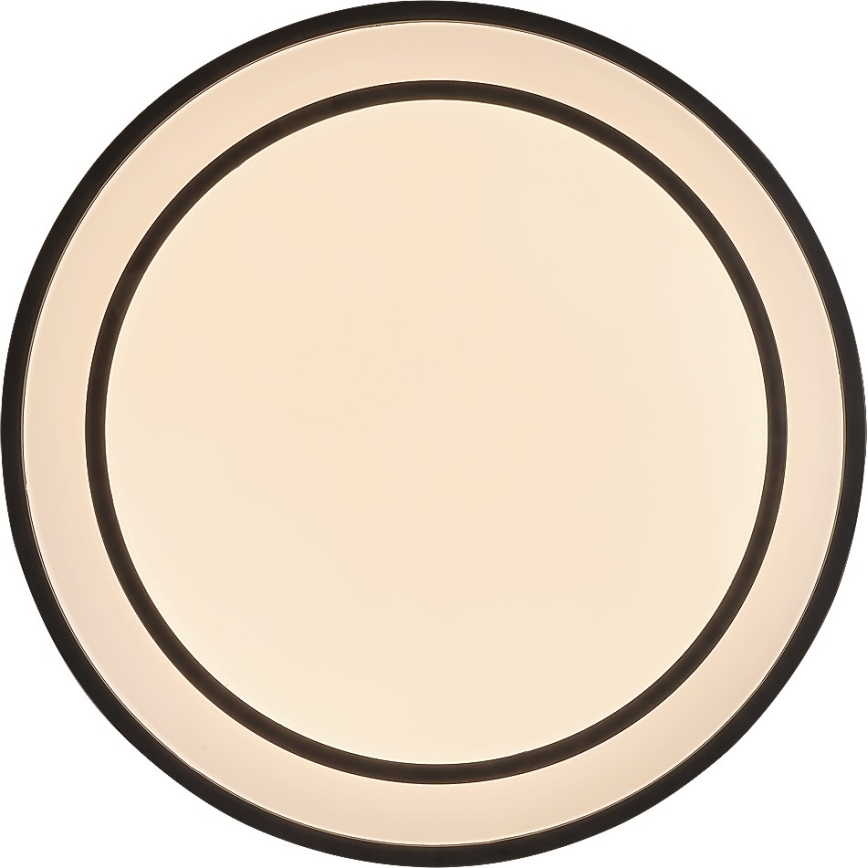 Rabalux - димуваний стельовий світильник LED/40W/230V 3000-6500K чорний діаметр 49 см + пульт дистанційного керування