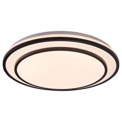 Rabalux - Диммируемый потолочный светильник LED/40W/230V 3000-6500K черный Ø 49 см + пульт дистанционного управления