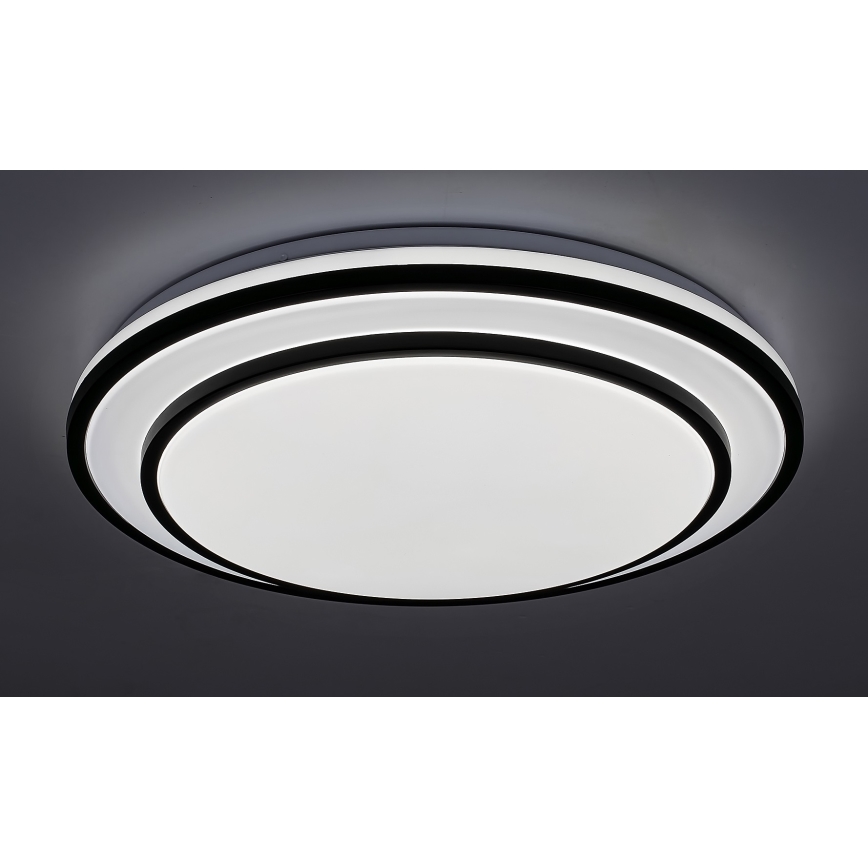 Rabalux - Стельовий світлодіодний світильник з регулюванням яскравості LED/40W/230V 3000-6500K чорний + пульт ДК