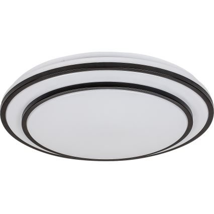 Rabalux - Стельовий світлодіодний світильник з регулюванням яскравості LED/40W/230V 3000-6500K чорний + пульт ДК