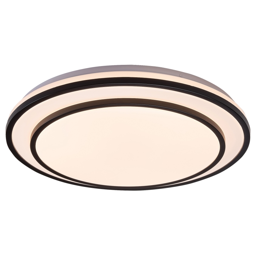 Rabalux - Светодиодный потолочный светильник с регулированием яркости LED/40W/230V 3000-6500K черный + дистанционное управление