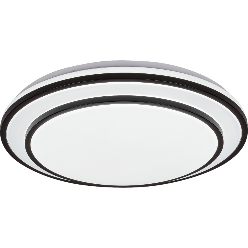 Rabalux - Светодиодный потолочный светильник с регулированием яркости LED/40W/230V 3000-6500K черный + дистанционное управление