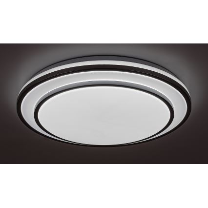 Rabalux - Стельовий світлодіодний світильник з регулюванням яскравості LED/40W/230V 3000-6500K срібний + пульт ДК