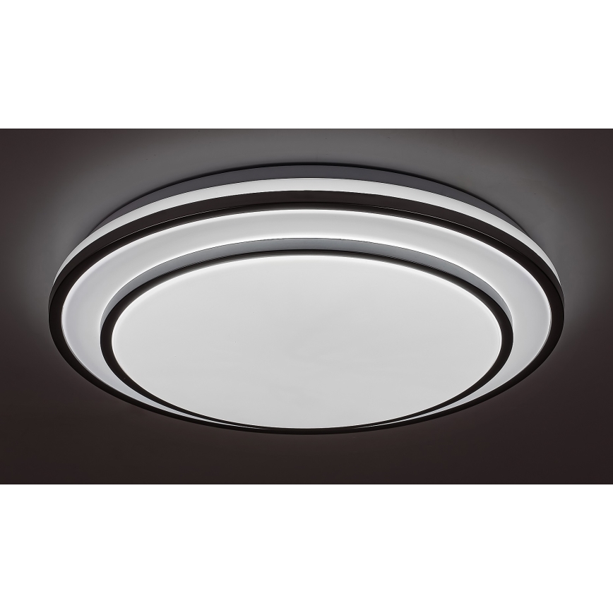 Rabalux - Стельовий світлодіодний світильник з регулюванням яскравості LED/40W/230V 3000-6500K срібний + пульт ДК