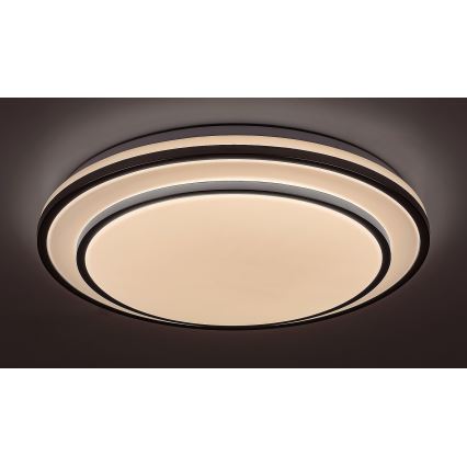 Rabalux - Стельовий світлодіодний світильник з регулюванням яскравості LED/40W/230V 3000-6500K срібний + пульт ДК