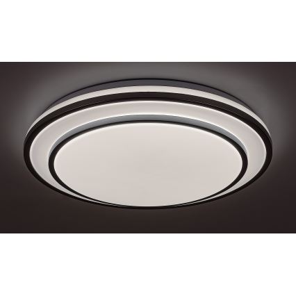 Rabalux - Стельовий світлодіодний світильник з регулюванням яскравості LED/40W/230V 3000-6500K срібний + пульт ДК