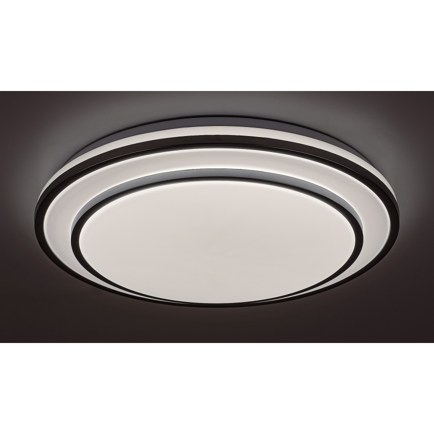Rabalux - Стельовий світлодіодний світильник з регулюванням яскравості LED/40W/230V 3000-6500K срібний + пульт ДК