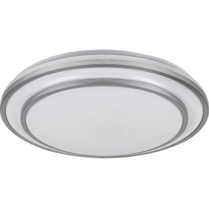 Rabalux - Стельовий світлодіодний світильник з регулюванням яскравості LED/40W/230V 3000-6500K срібний + пульт ДК