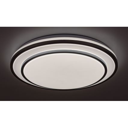 Rabalux - Стельовий світлодіодний світильник з регулюванням яскравості LED/40W/230V 3000-6500K срібний + пульт ДК