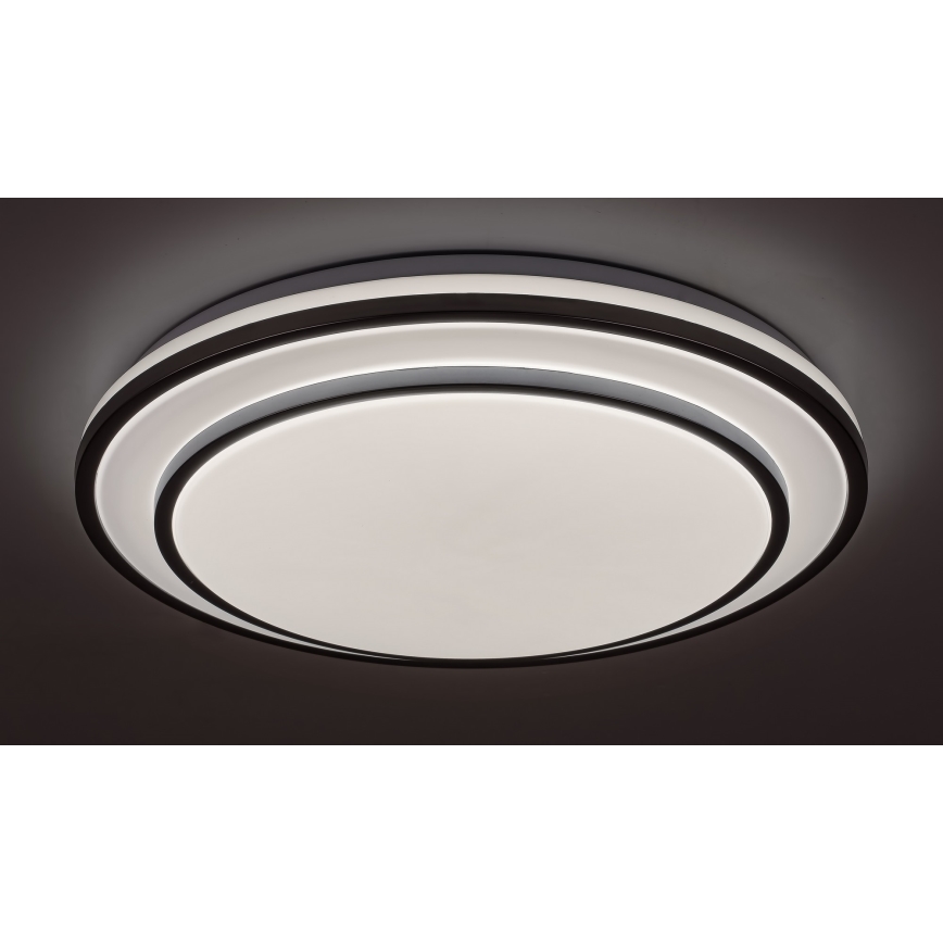 Rabalux - Стельовий світлодіодний світильник з регулюванням яскравості LED/40W/230V 3000-6500K срібний + пульт ДК