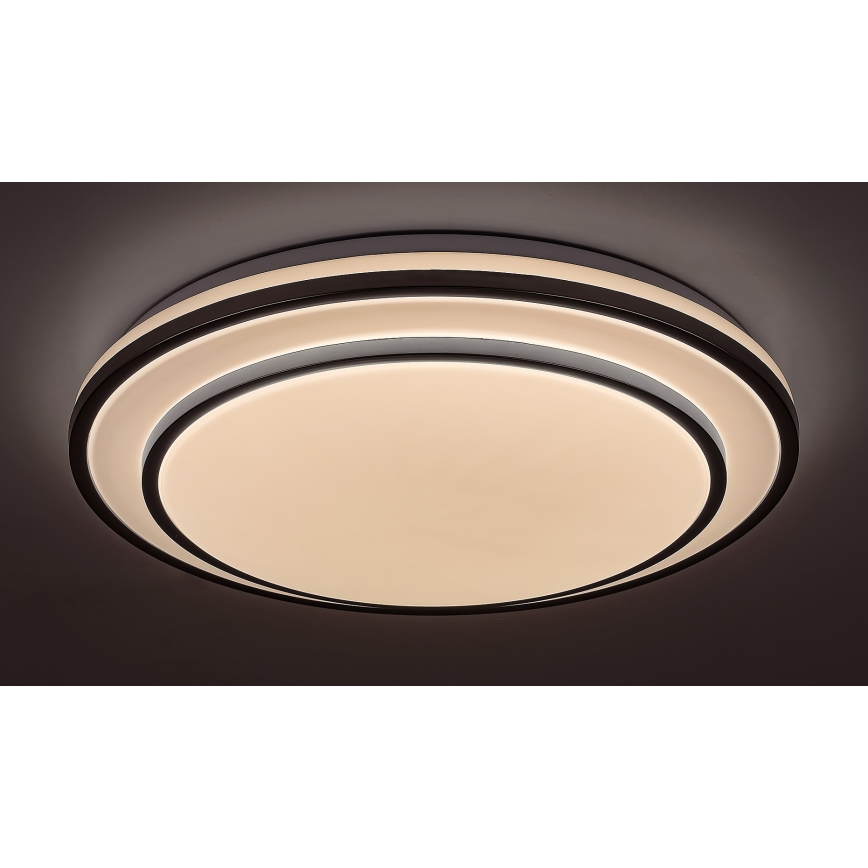 Rabalux - Светодиодный потолочный светильник с регулированием яркости LED/40W/230V 3000-6500K серебряный + дистанционное управление