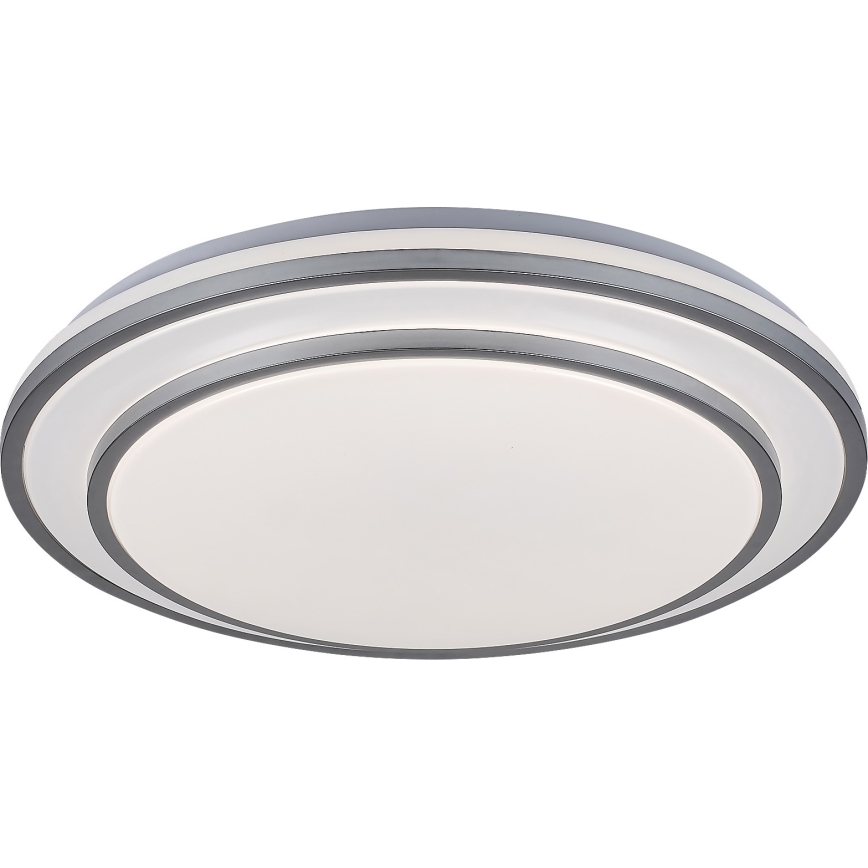 Rabalux - Светодиодный потолочный светильник с регулированием яркости LED/40W/230V 3000-6500K серебряный + дистанционное управление