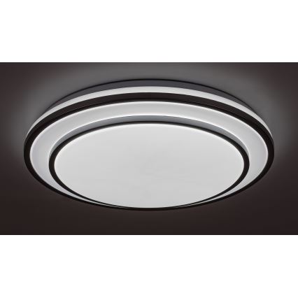 Rabalux - Светодиодный потолочный светильник с регулированием яркости LED/40W/230V 3000-6500K серебряный + дистанционное управление