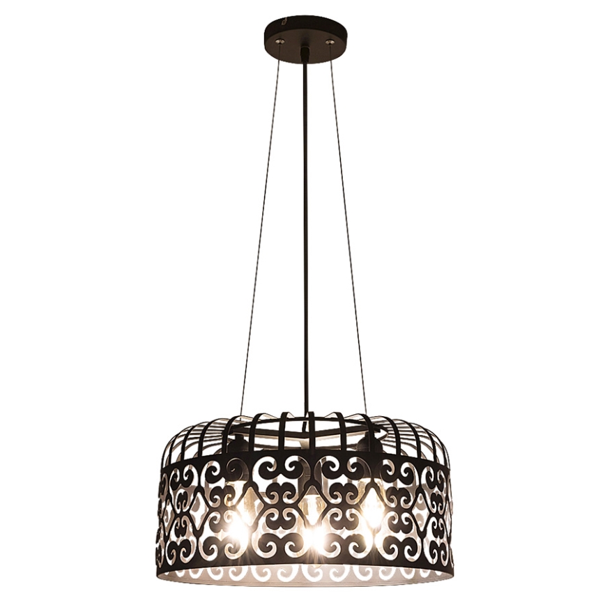 Rabalux 2158 - Люстра ALESSANDRA 3xE27/60W/230V черная 