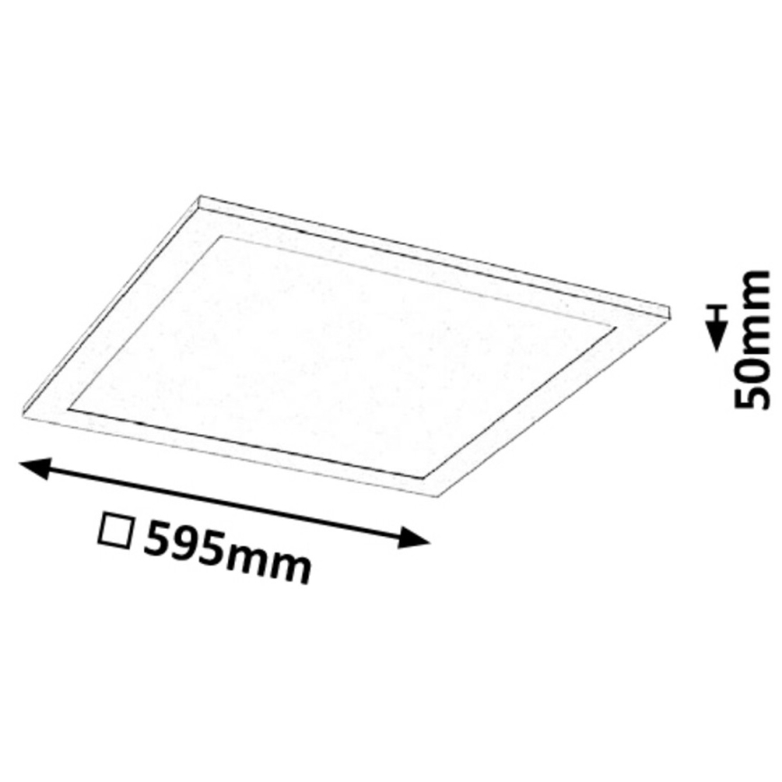 Rabalux - Світлодіодна панель LED/40W/230V 60x60 см