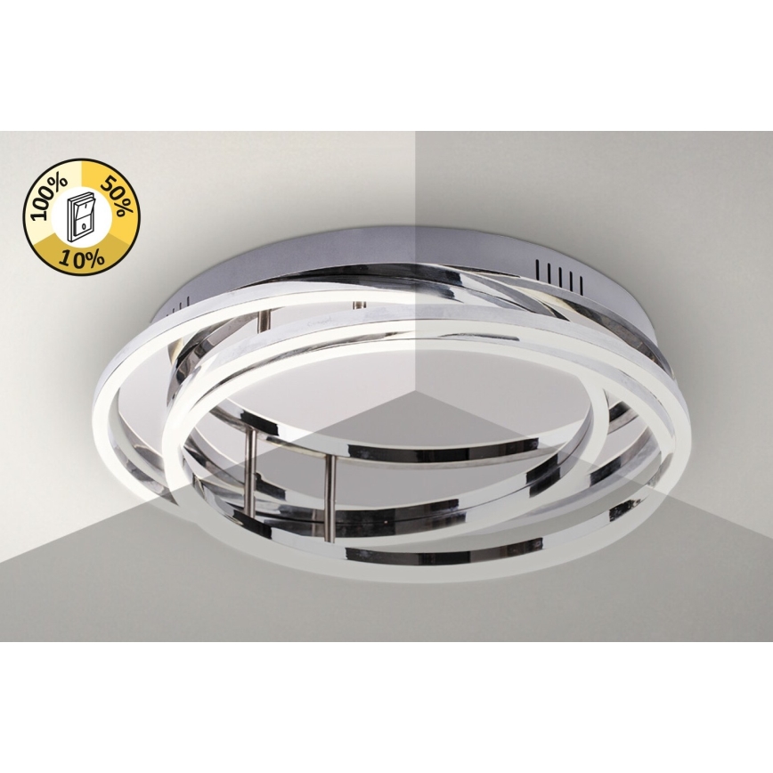 Rabalux - Світлодіодний стельовий світильник з регульованою яскравістю LED/40W/230V діаметр 46cm