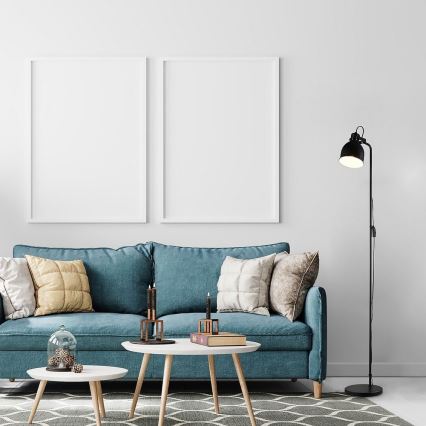 Rabalux - Торшер 1xE27/40W/230V чорний